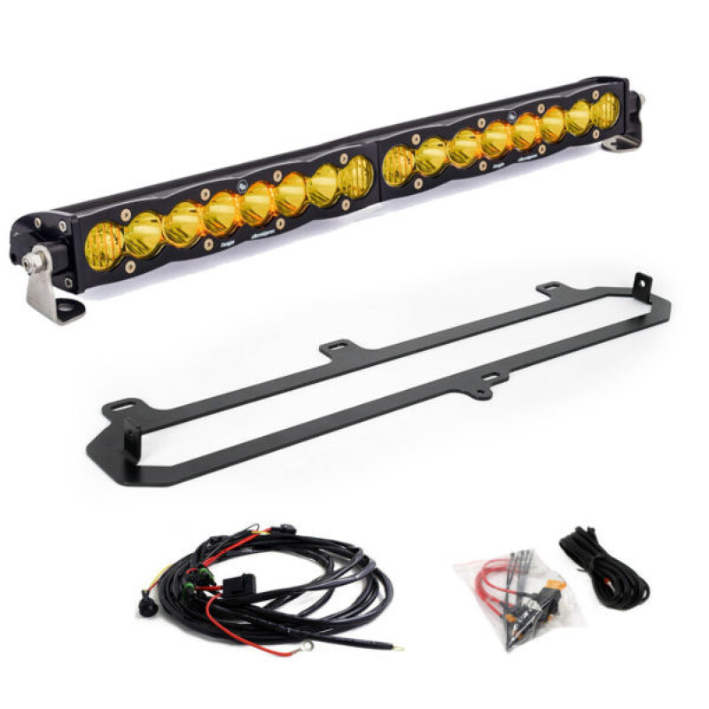Toyota Tundra TRD Pro Headlight Kits - Baja Designs - 20in S8 Replacement Kit - Amber - `22-`27